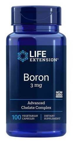 BORON 3 MG.    100 VEGETABILSKE KAPSLER.  andre ingredienser : micro-crystalline, cellulose, vegetable cellulose. (kapsler)