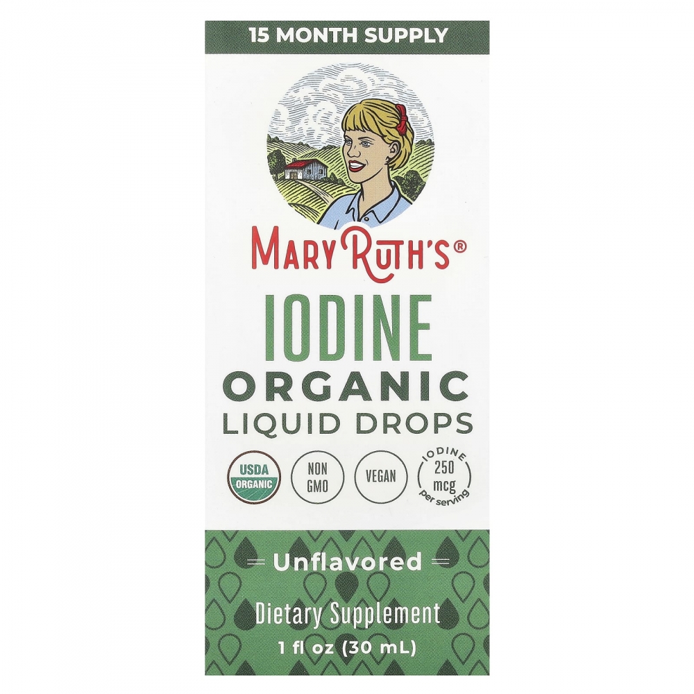 Marry Ruths Lodine,  flytende med 250 mcg per serving. 