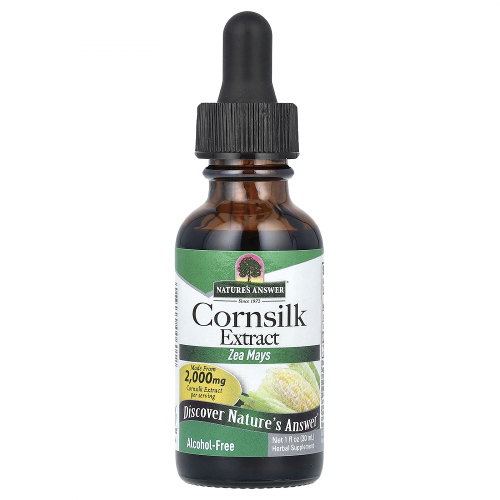 Maissilke ,Nature's Answer, Maiskoljeekstrakt, alkoholfritt, 2000 mg, 30 ml
