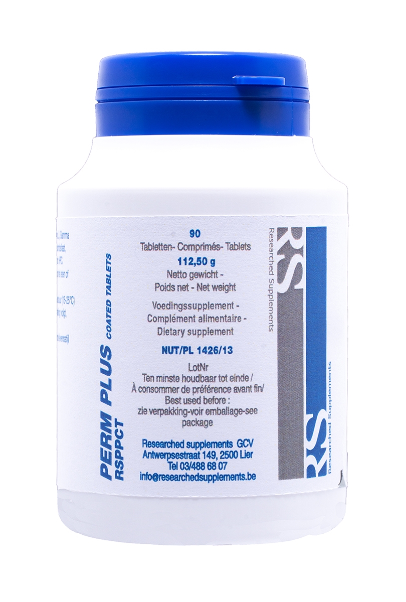 Perm Plus Coated: Inneholder næringsstoffer som støtter opprettholdelsen av en normal tarmbarriere (tarmpermeabilitet)
