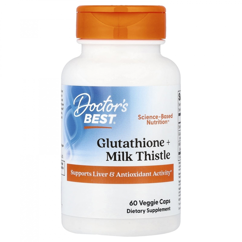 GLUTATHIONE MED MILK THISTLE OG 60 VEG. CAPSLER
